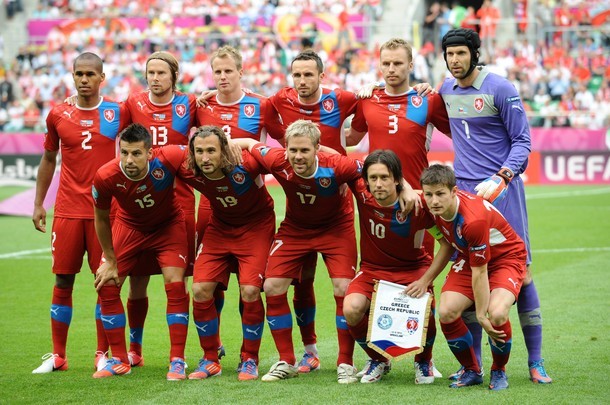 Đội hình xuất phát của CH Czech.